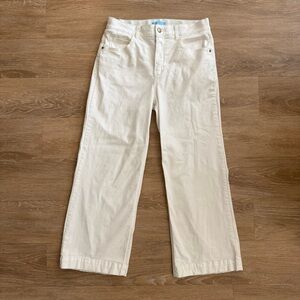 Draper James White Ankle Length Trousers Size 12